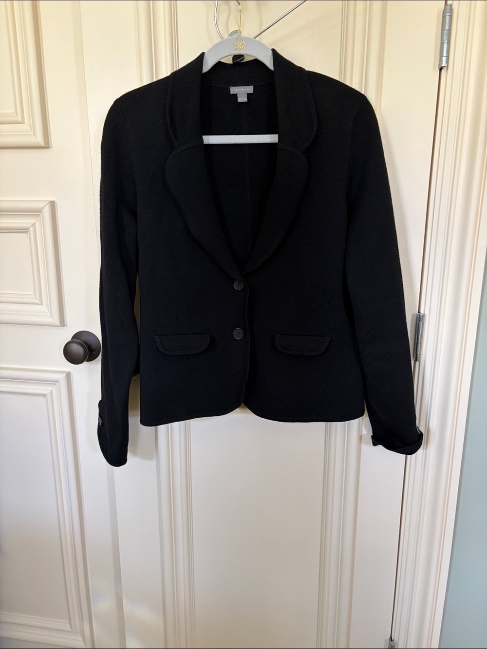 Black Women's Tailored soft  Blazer Jacket - Ann Taylor